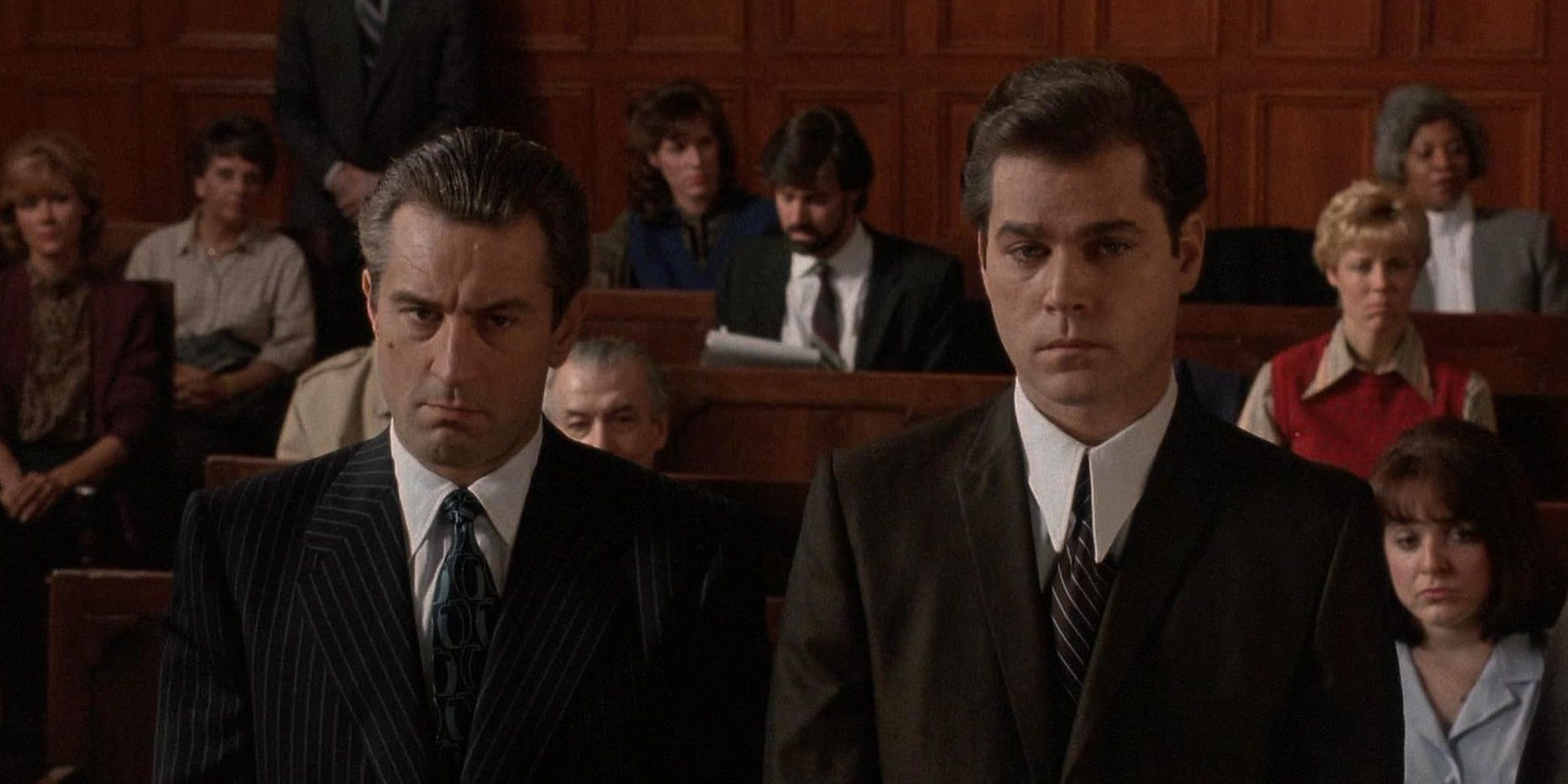 Jimmy attends a court hearing with Henry in Goodfellas