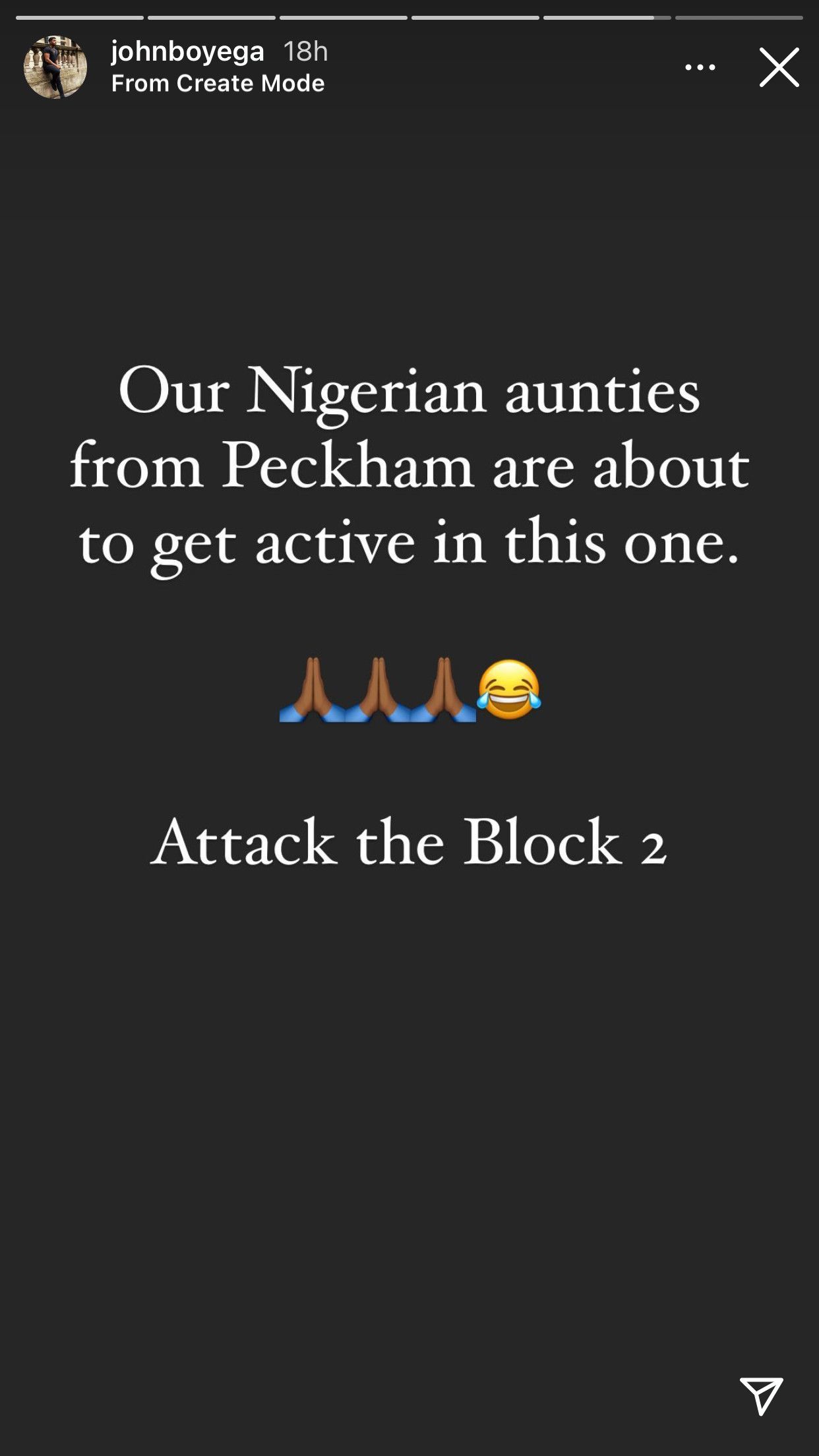 John Boyega Hypes Epic Ideas For Attack The Block 2