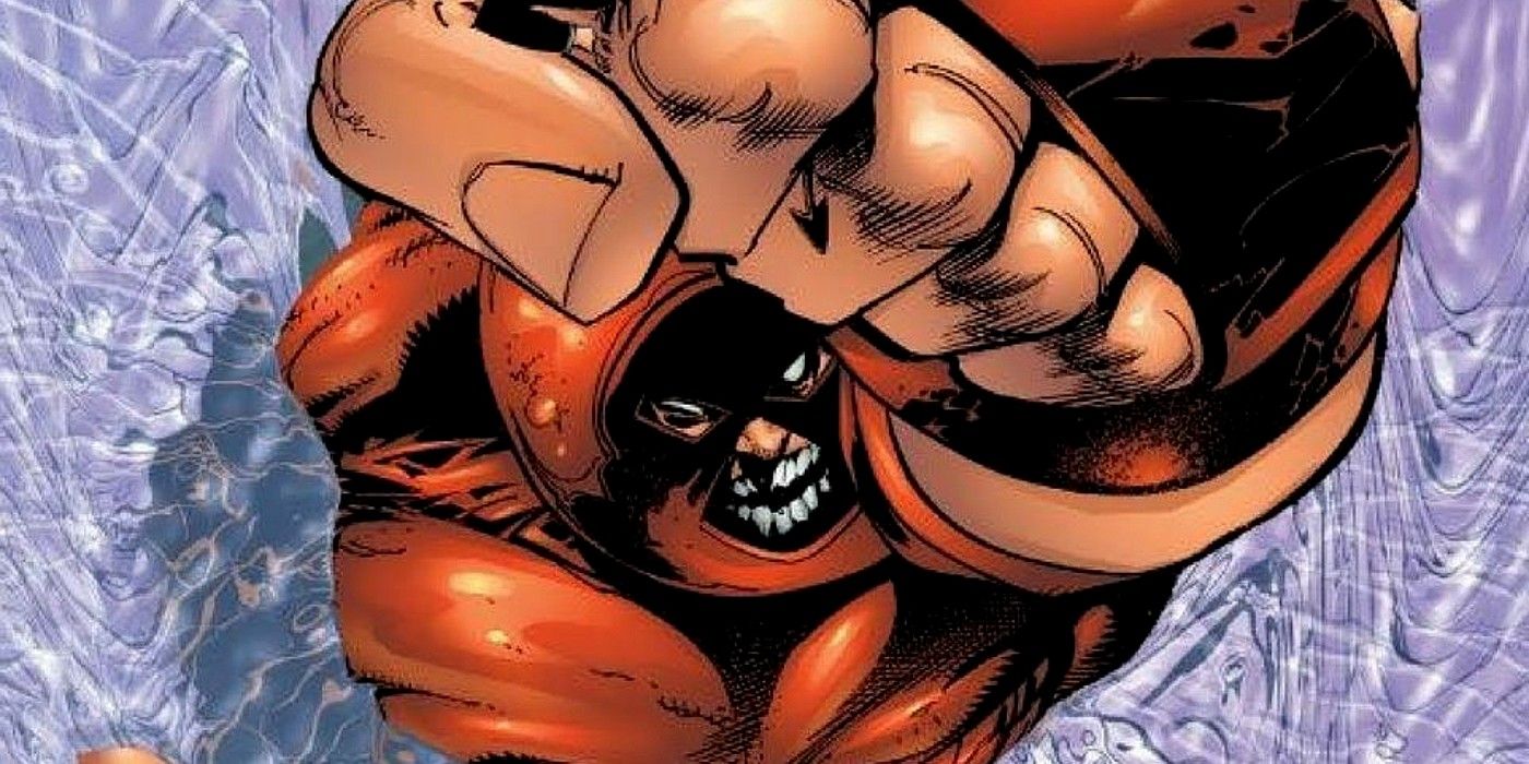 Juggernaut punches through reality in Marvel Comics.