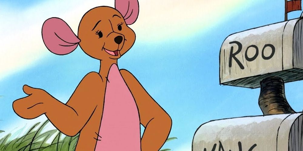 Kanga in Winnie The Pooh by her mailbox