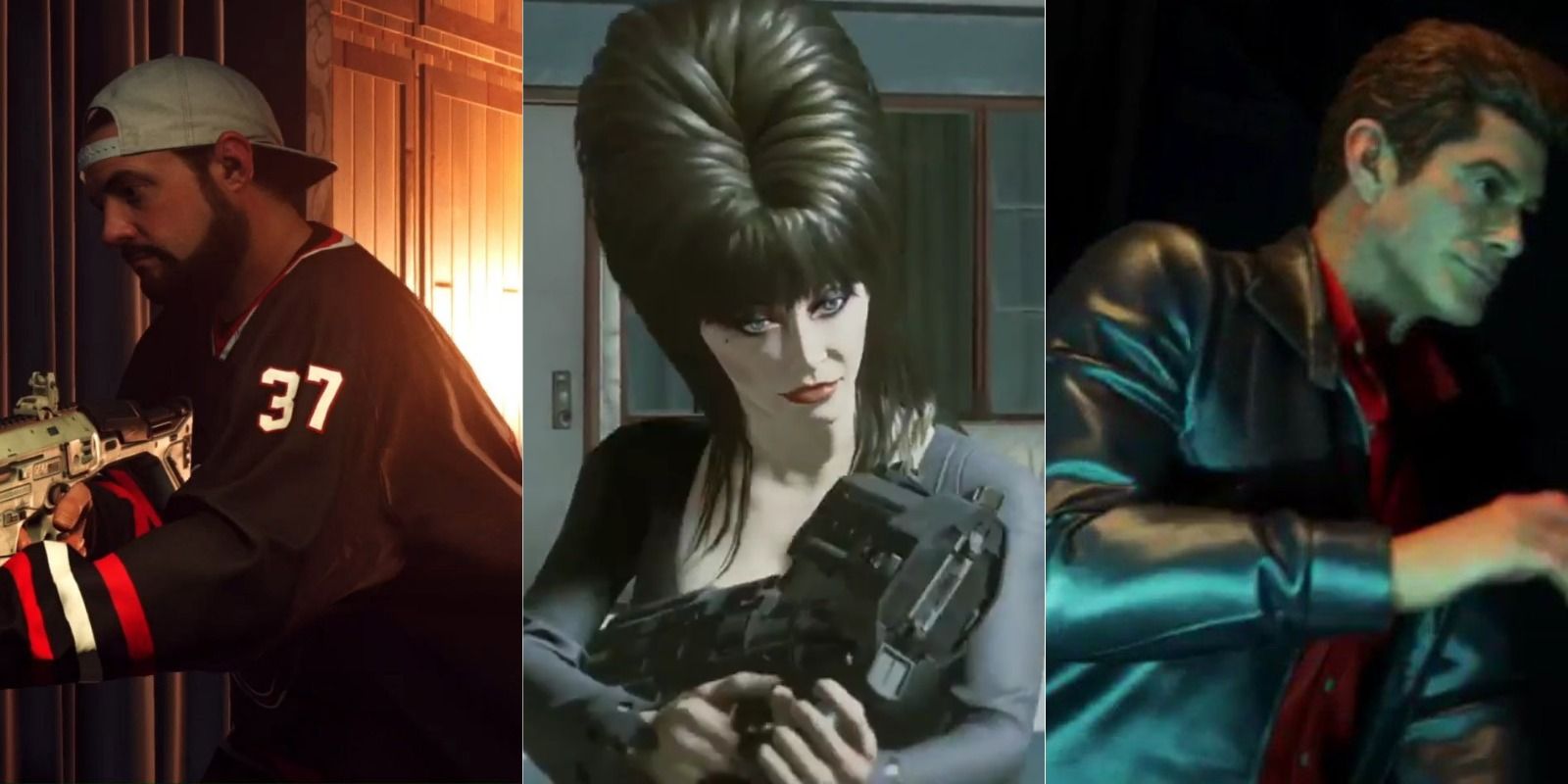 Kevin Smith, Elvira, and David Hasselhoff in Call Of Duty Infinite Warfare Zombies