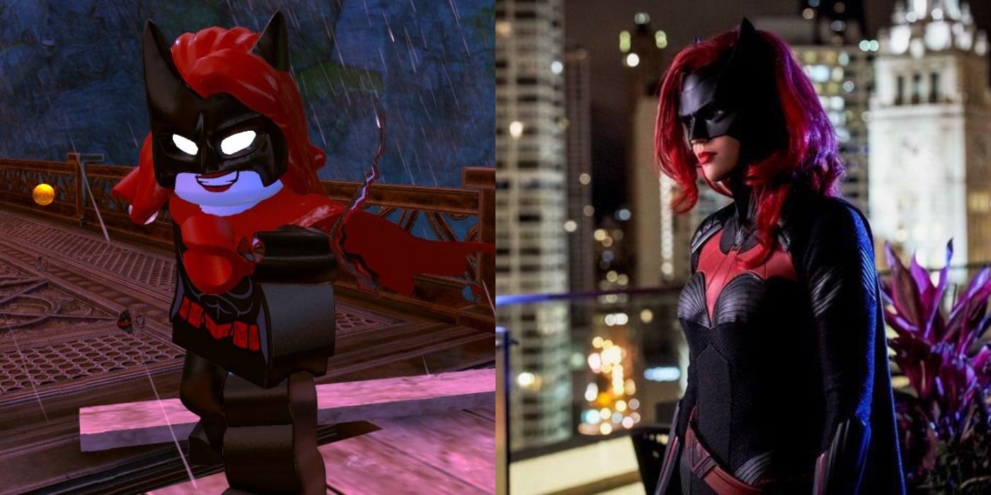 LEGO Batwoman and Ruby Rose as Kate Kane in the TV series