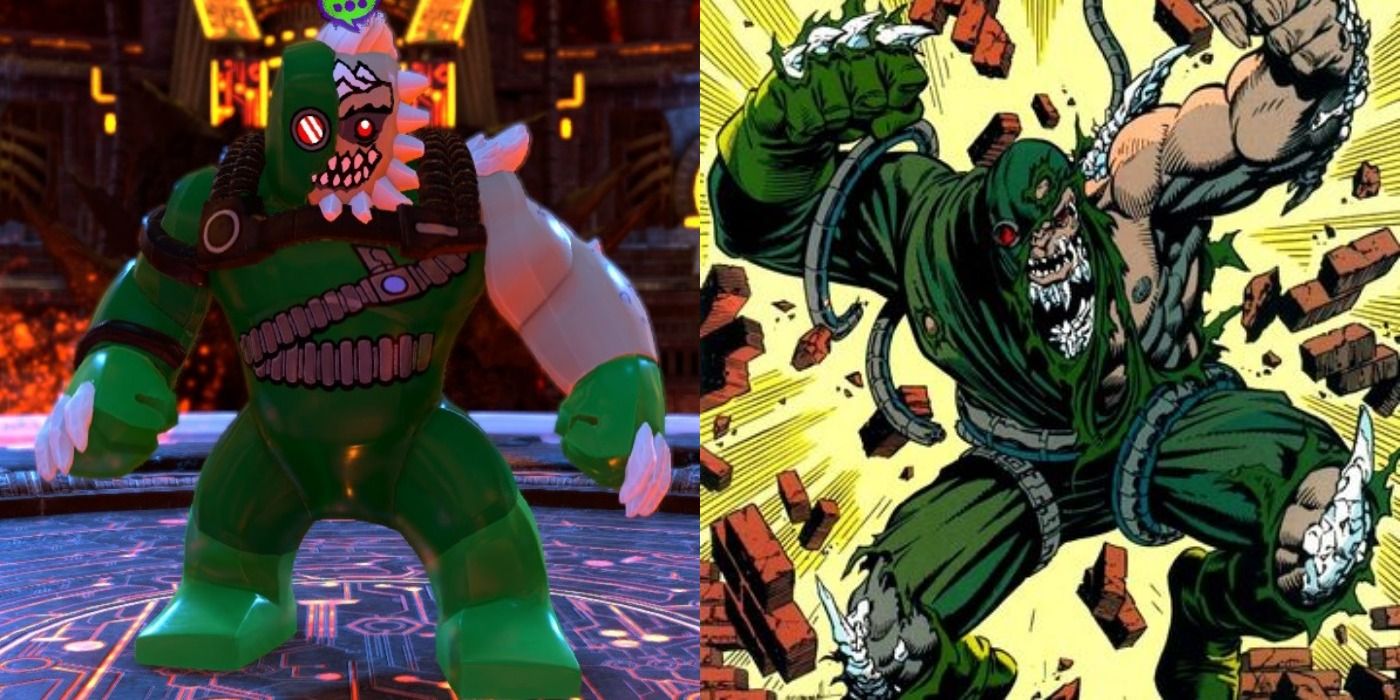 LEGO Doomsday and his first appearance in Death of Superman