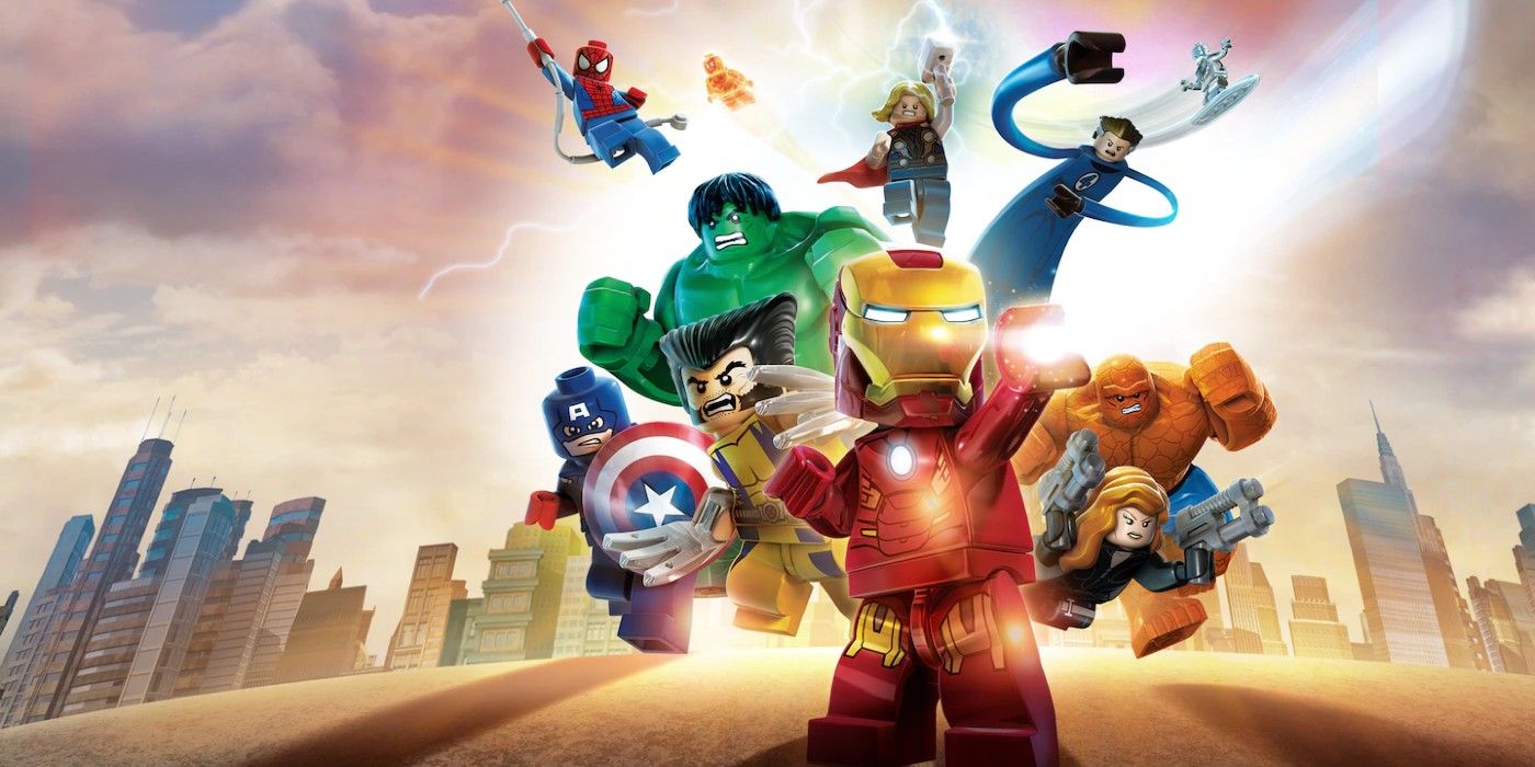 Marvel Lego Superheroes Video Game Cover Image