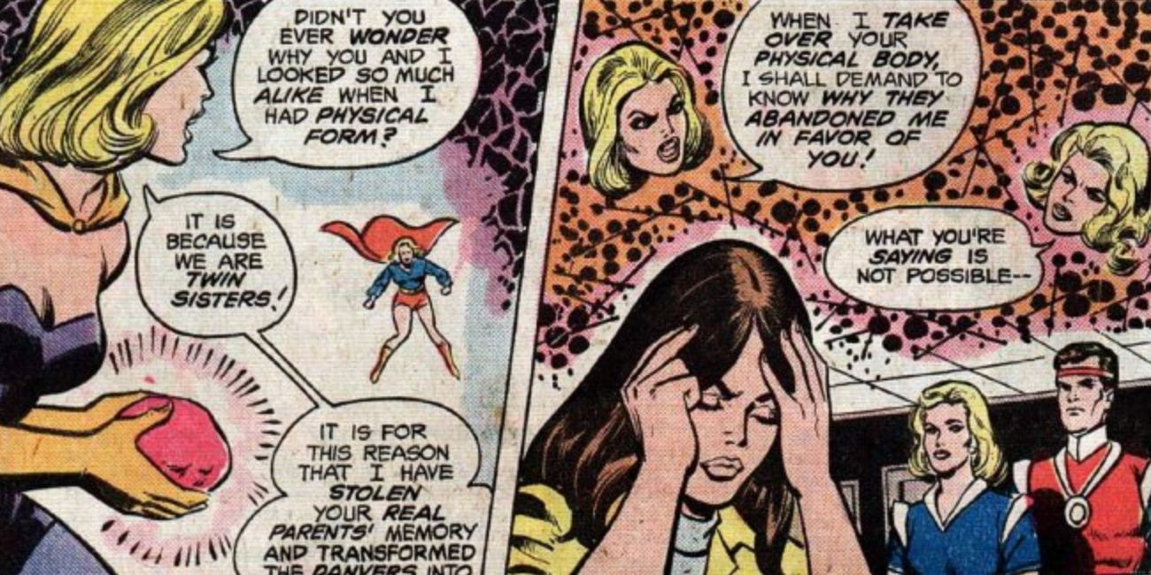 Lesla-Lar gets into th head of Kara Zor-El in Superman Family