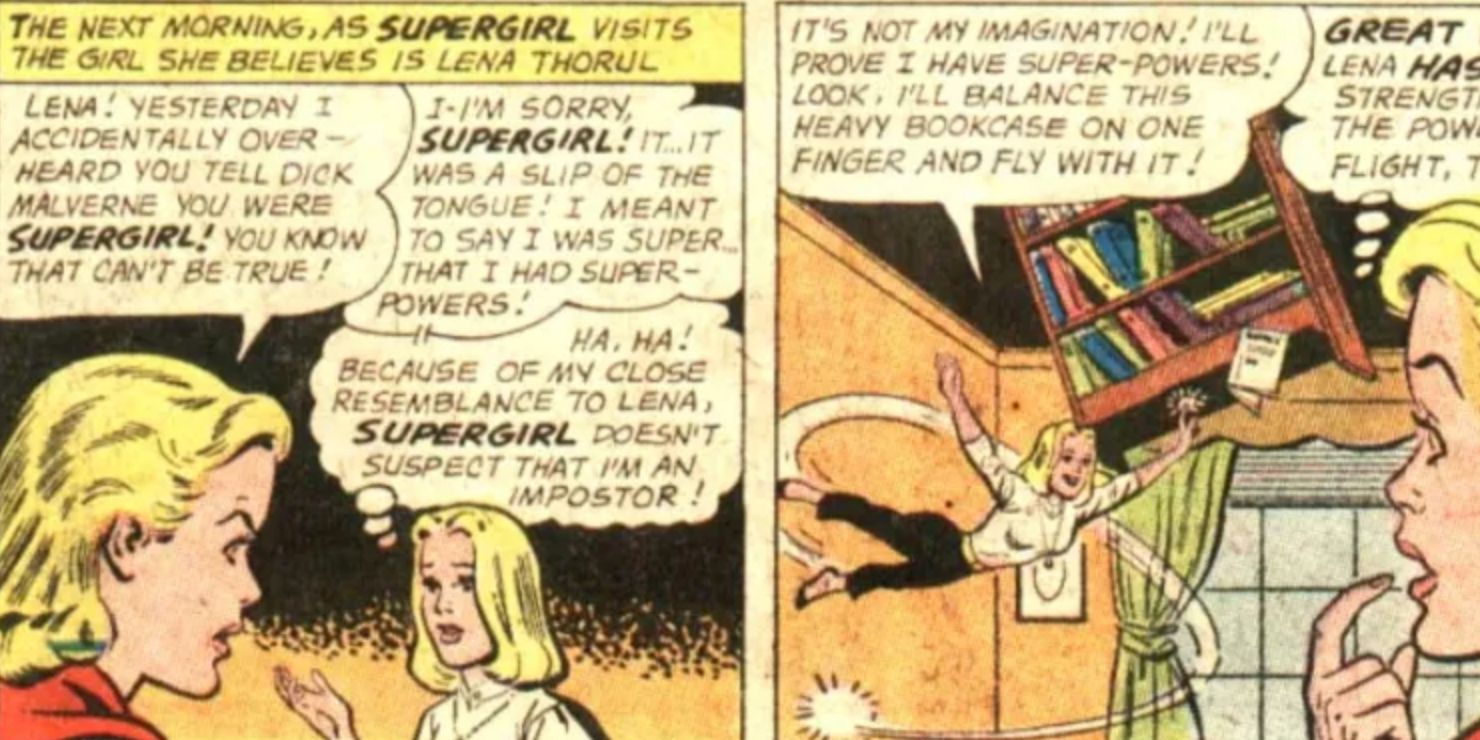 Lesla-Lar takes over the life of Lena Luthor and shows off her Kryptonian powers