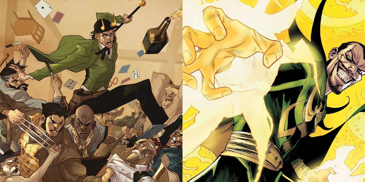 Loki and Baron Mordo from Marvel Comics