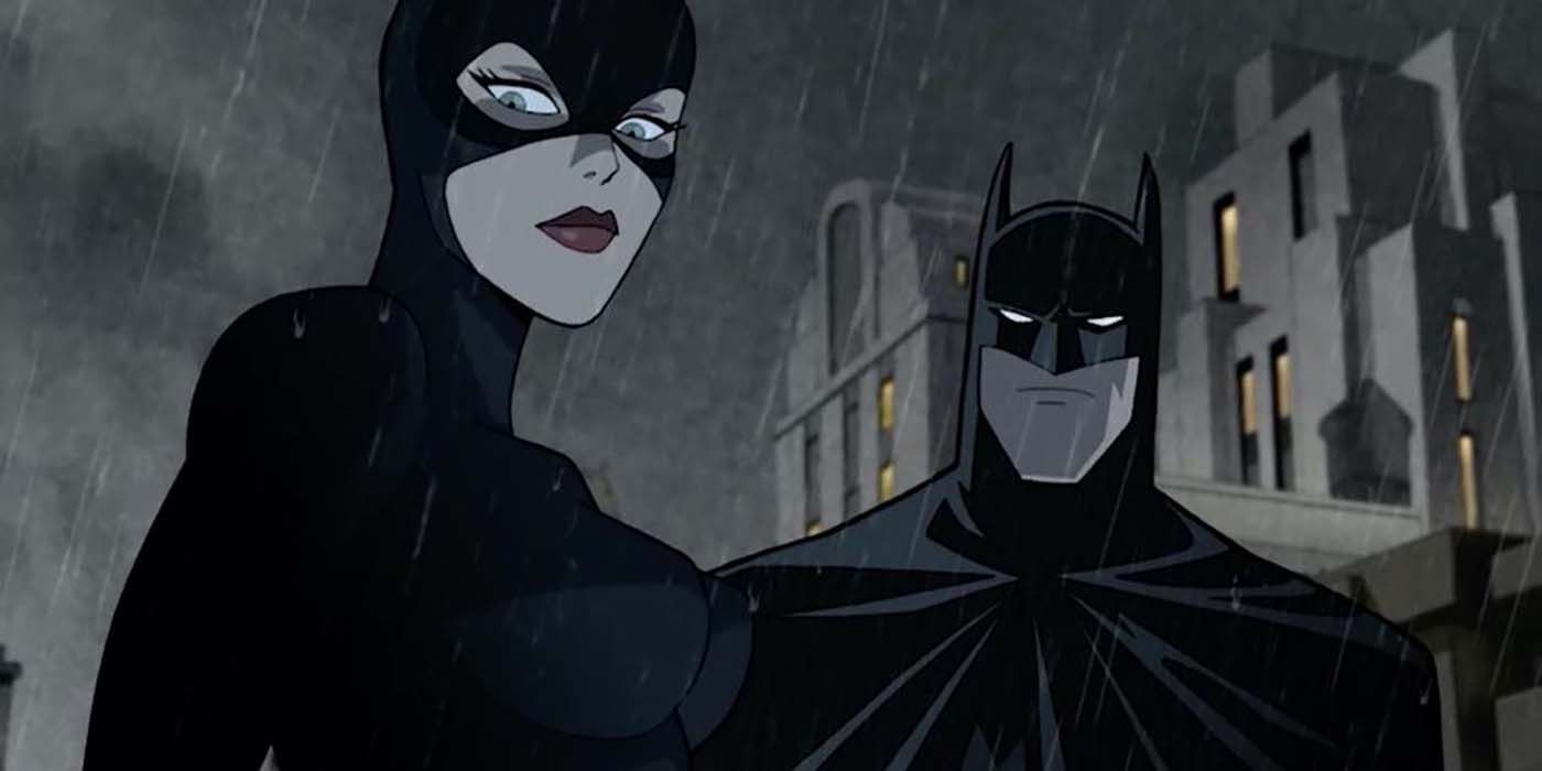 Batman and Catwoman in Batman: The Long Halloween, Part One.