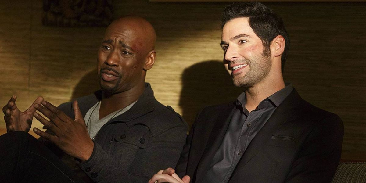 Amenadiel and Lucifer in therapy in Lucifer