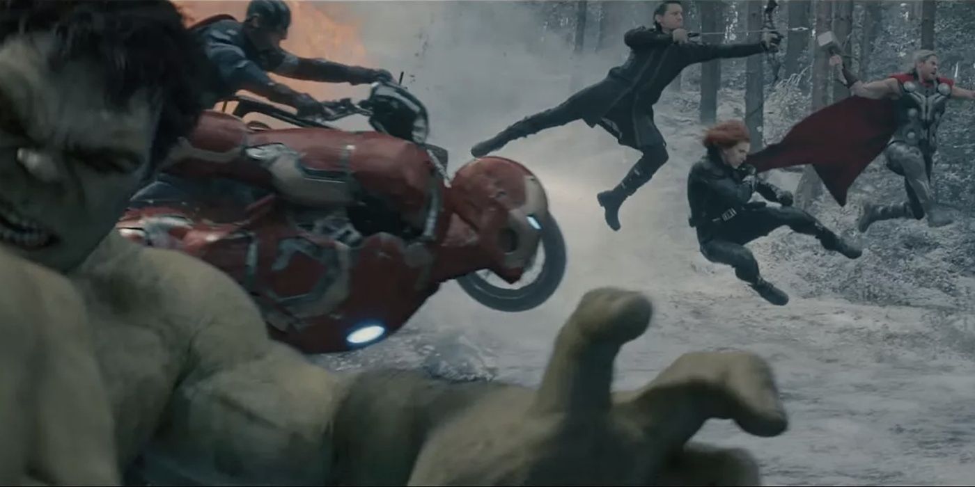 Avengers fight HYDRA.