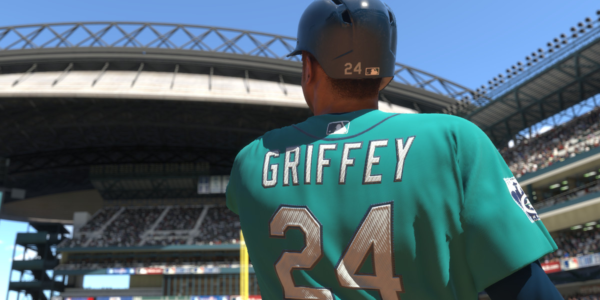 The back of Ken Griffey Jr.'s jersey in MLB The Show 17