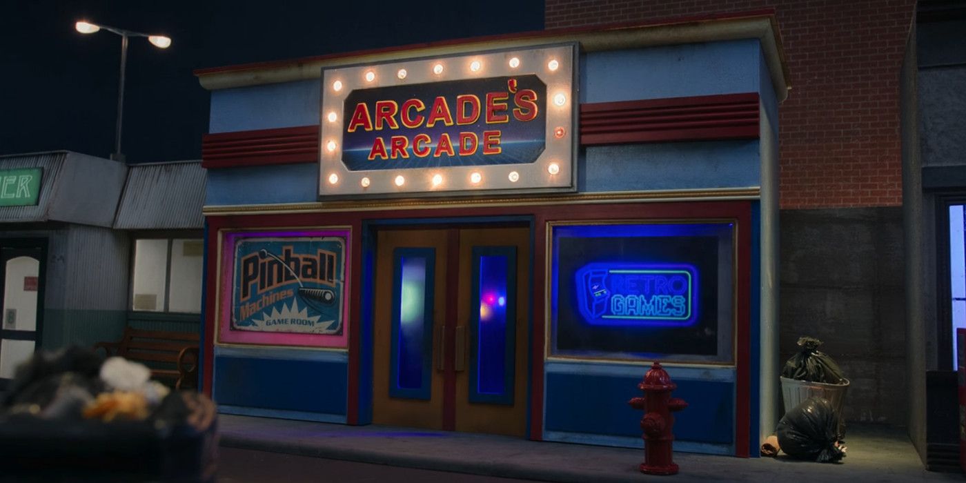 MODOK Arcade's Arcade seen on the street