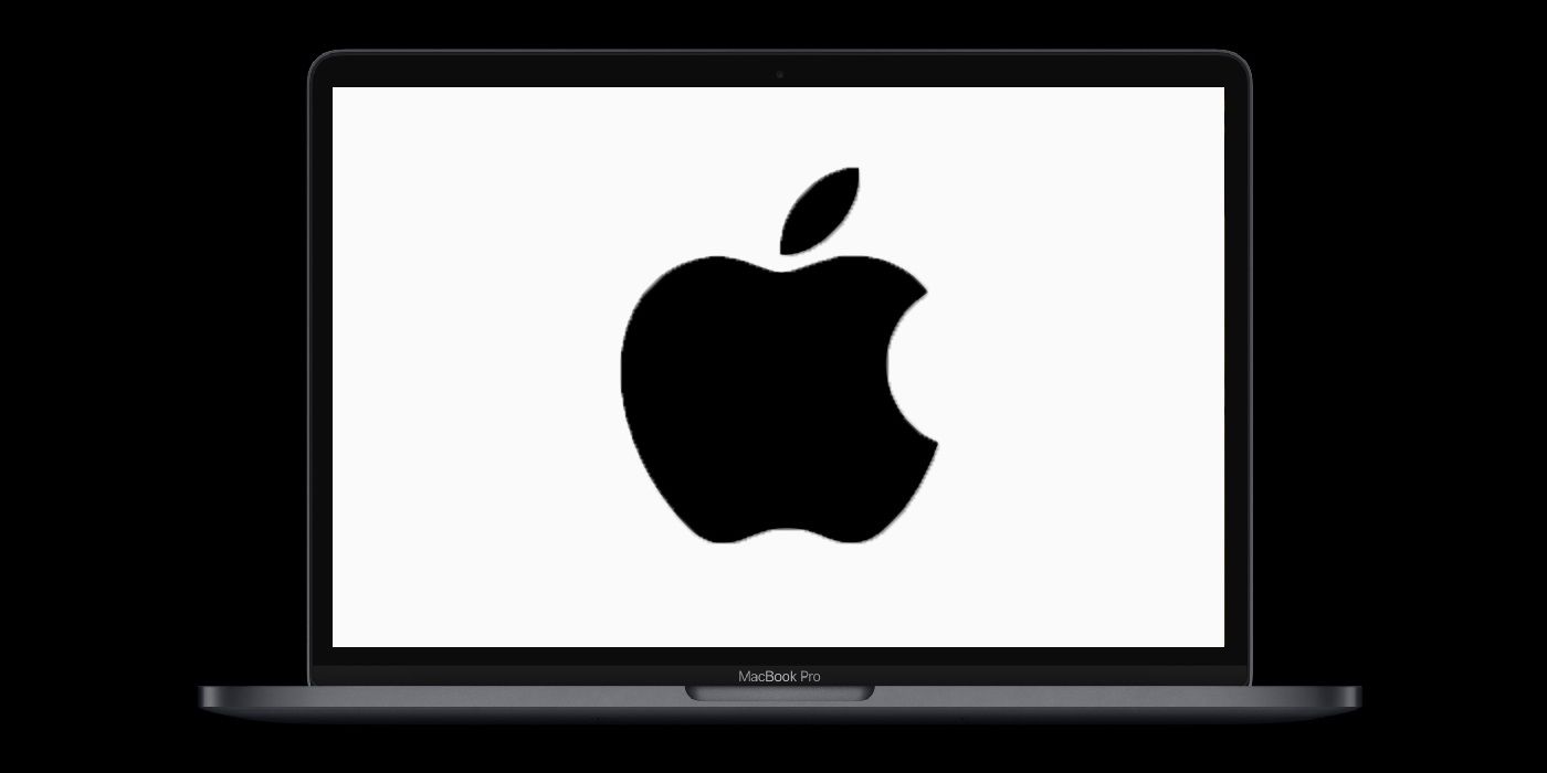 MacBook Pro with Apple logo