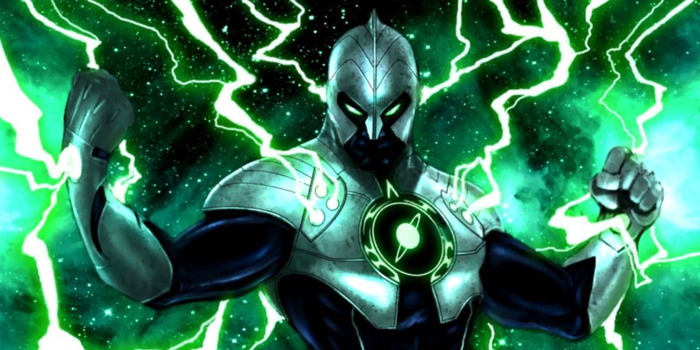 Mahr-Vell generates green energy in panel from Ultimate Comics