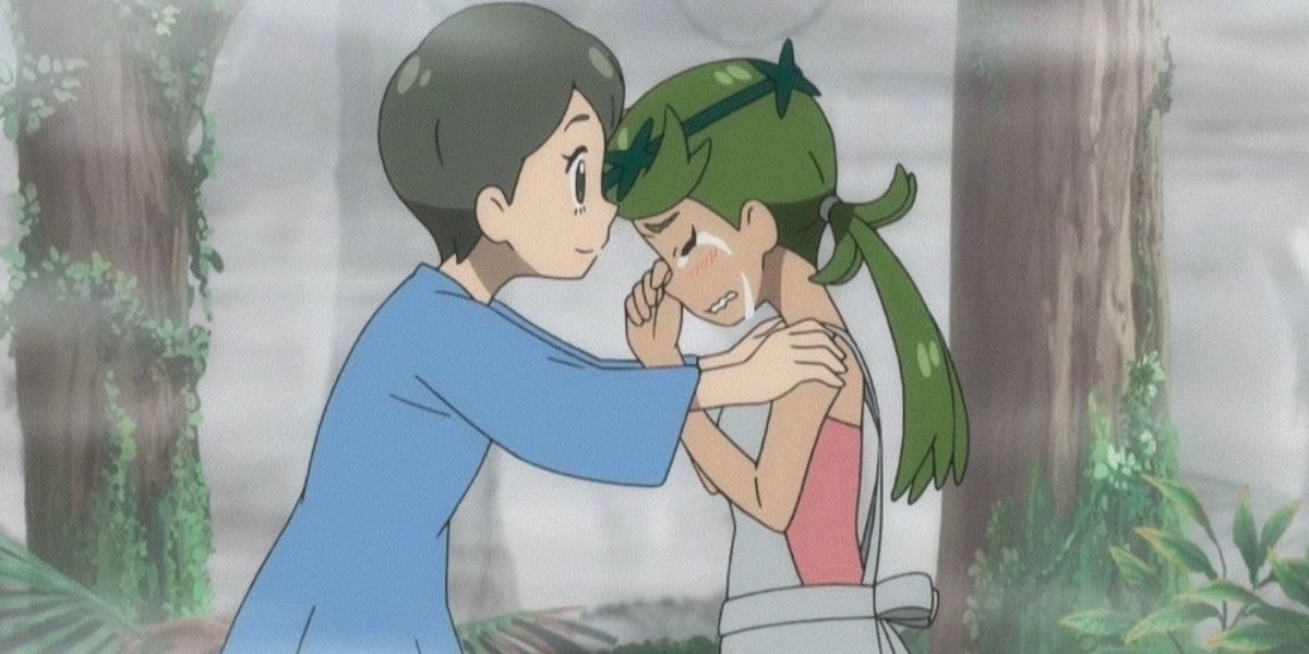Mallow reunites with her mom and cries