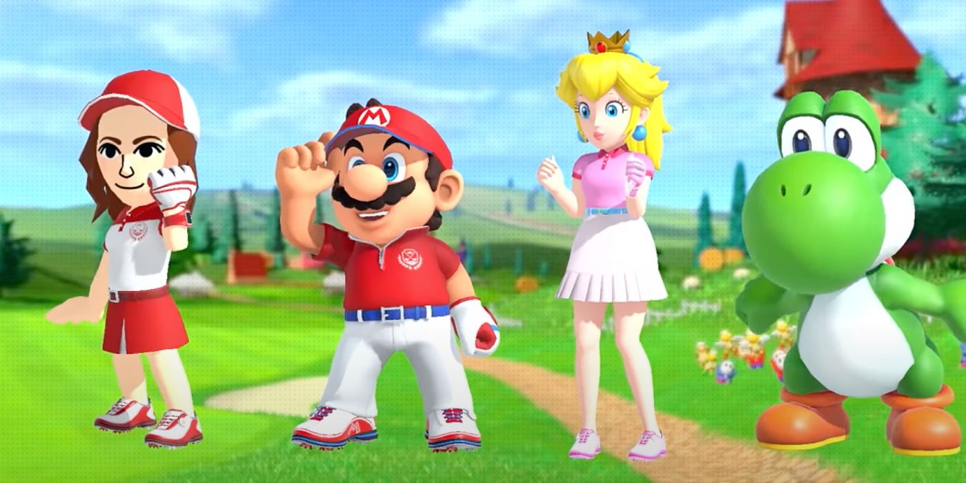 Mario Golf: Super Rush's Art Style Clashes With Mii Characters
