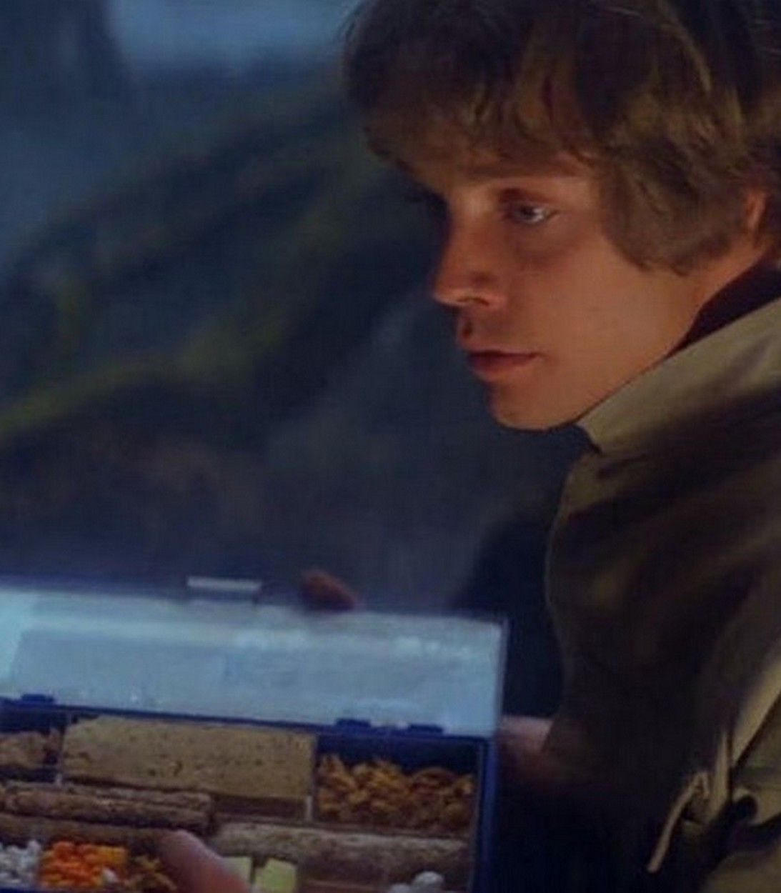 Mark Hamill as Luke Skywalker in Star Wars Empire Strikes Back vertical