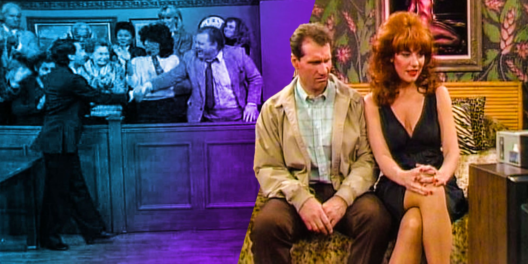 Blended image of the banned Married with children episode Ill see you in court