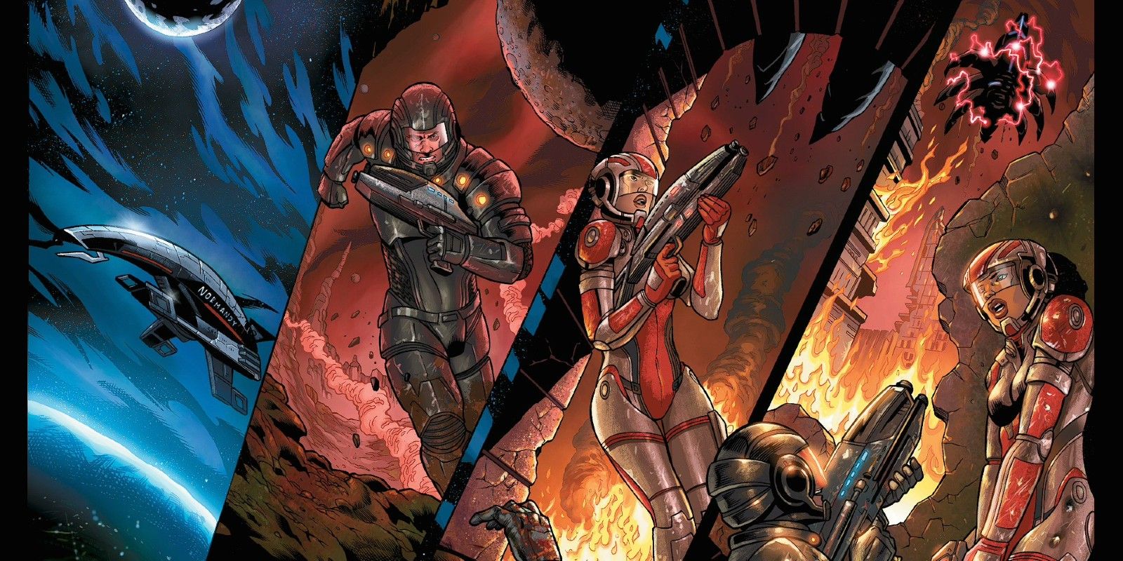 Mass Effect: Genesis interactive comic experience in Mass Effect: Legendary Edition