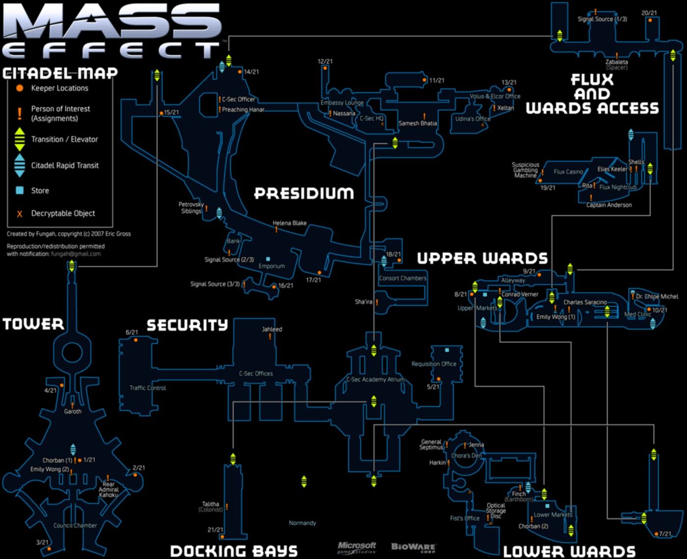 Mass Effect: Every Keeper Location on the Citadel (& How to Scan Them)