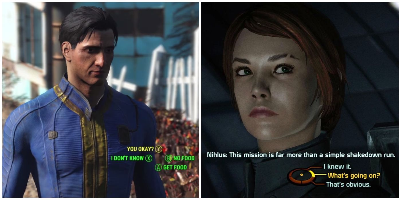 Mass Effect Legendary Edition Dialogue Better Fallout 4 Bad
