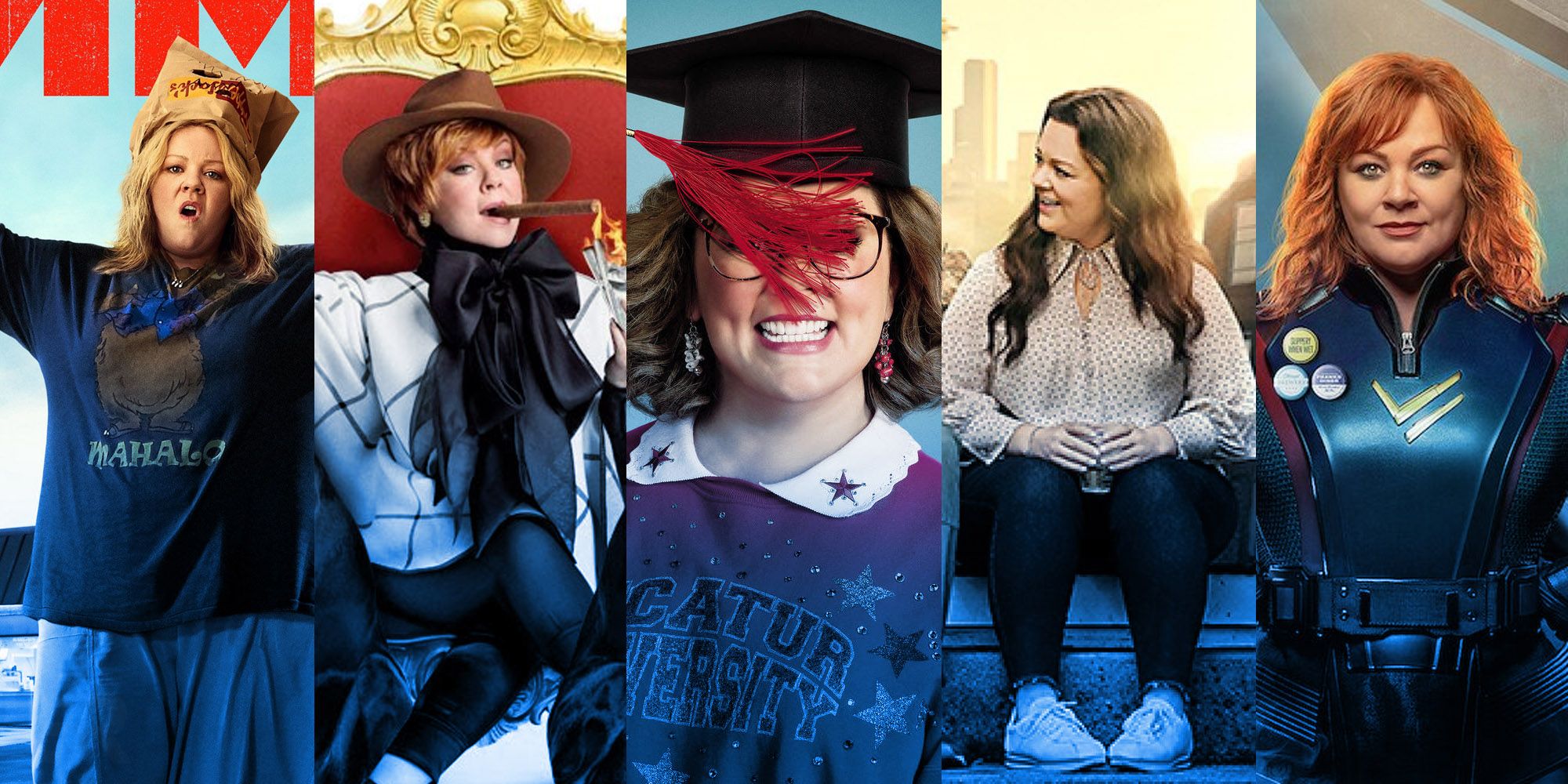 Melissa Mccarthy ben falcone movies Tammy the boss super intelligence thunder force life of the party