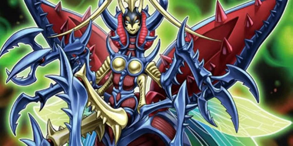 Metamorphosed Insect Queen's card art