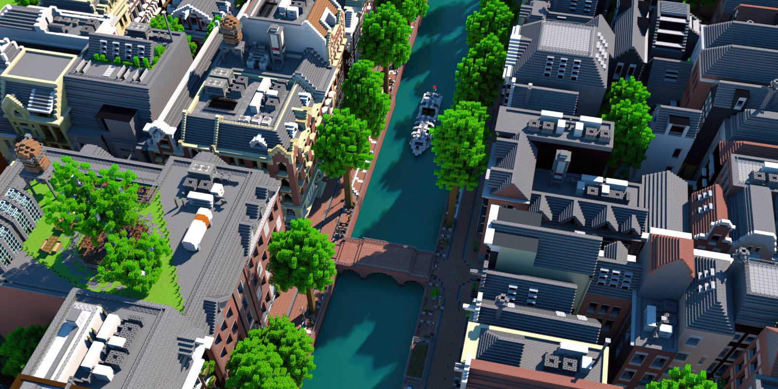 Minecraft Recreation Of Amsterdam