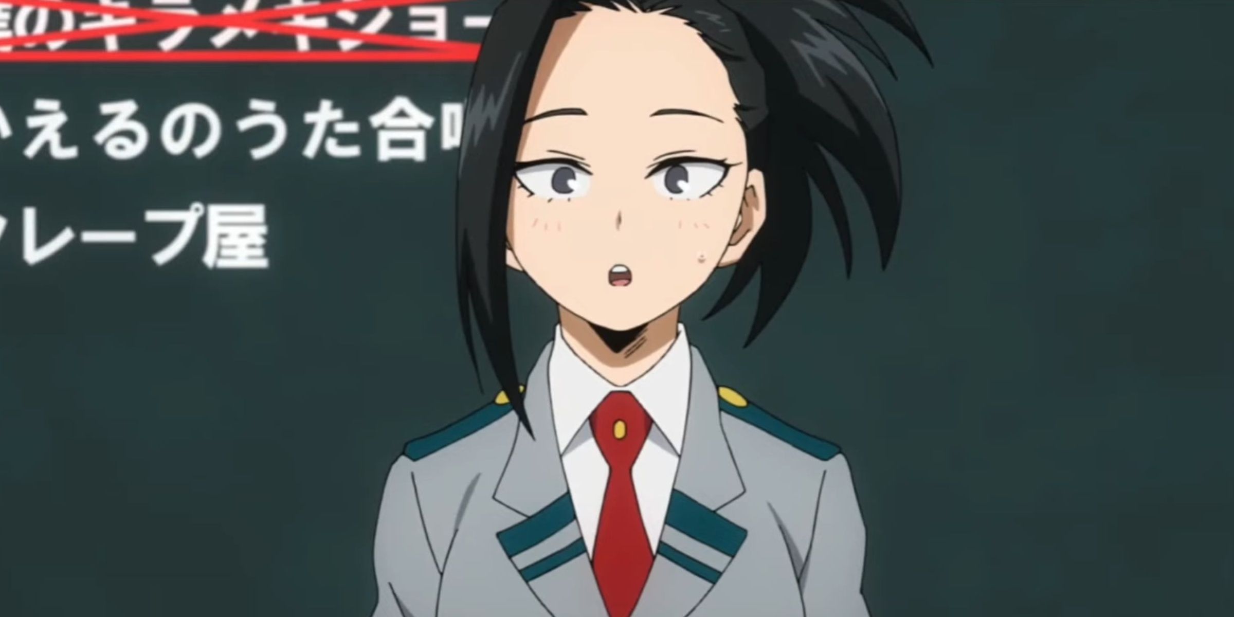 Momo is surprised people dont want to study for the school festival in My Hero Academia.