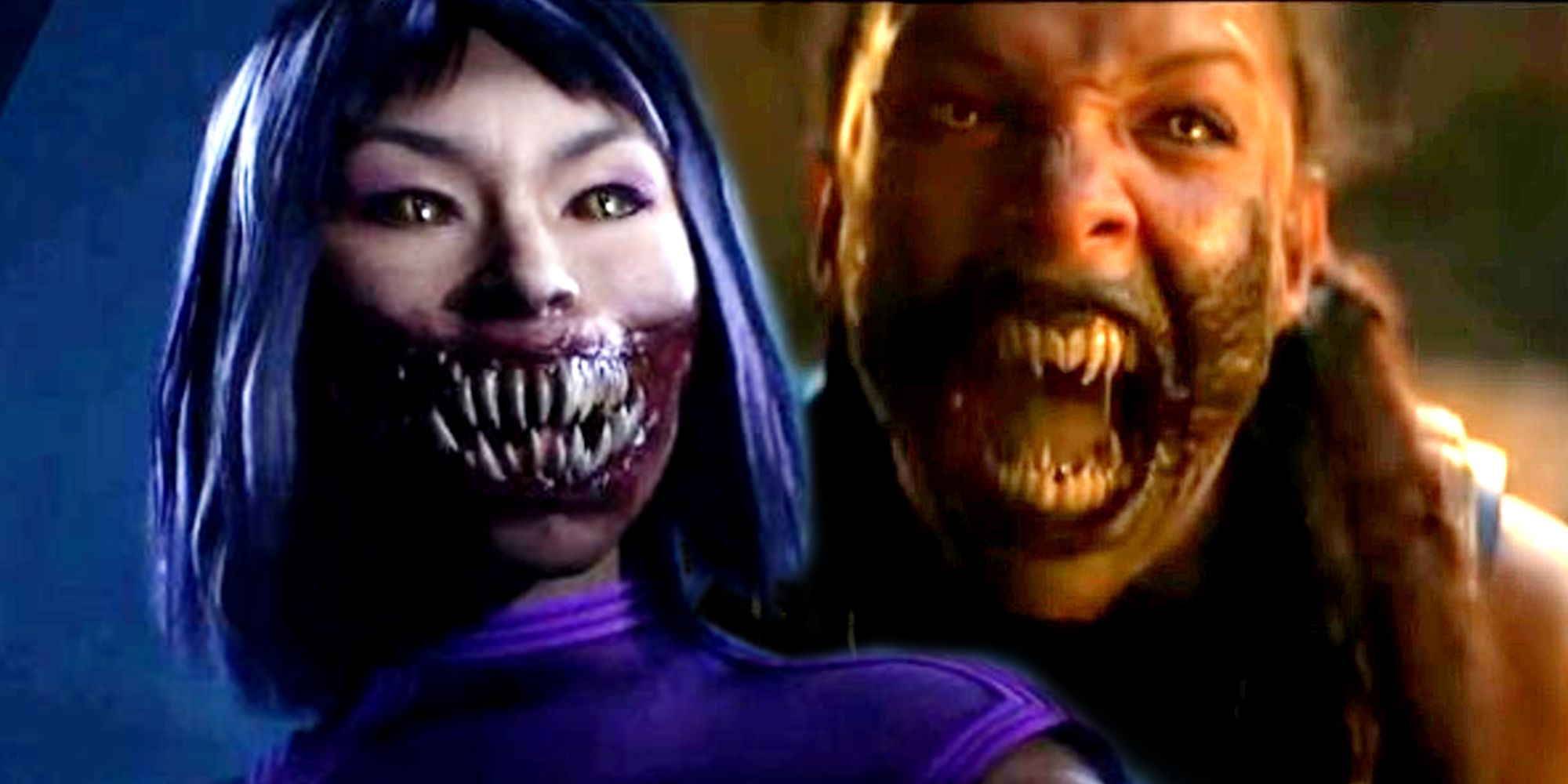 mileena mortal kombat teeth