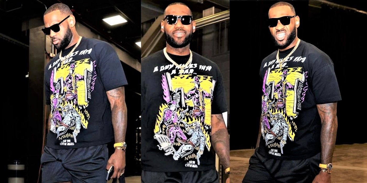LeBron James wearing alleged Beats Studio Buds