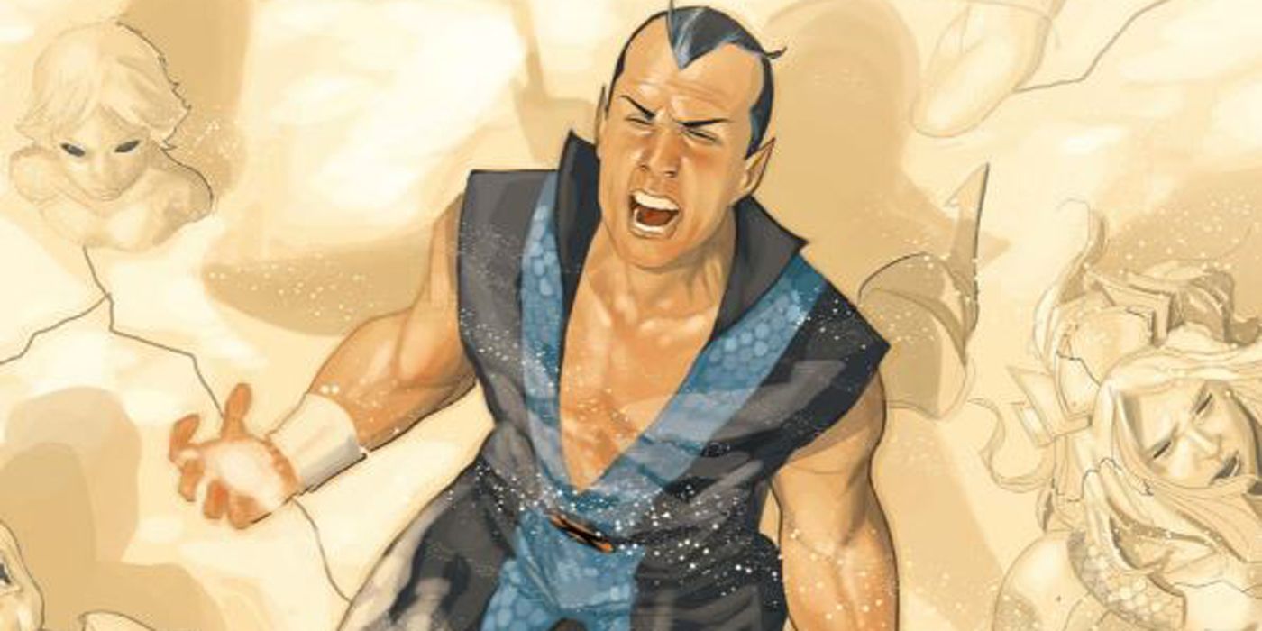 Namor screaming in the First Mutant series.