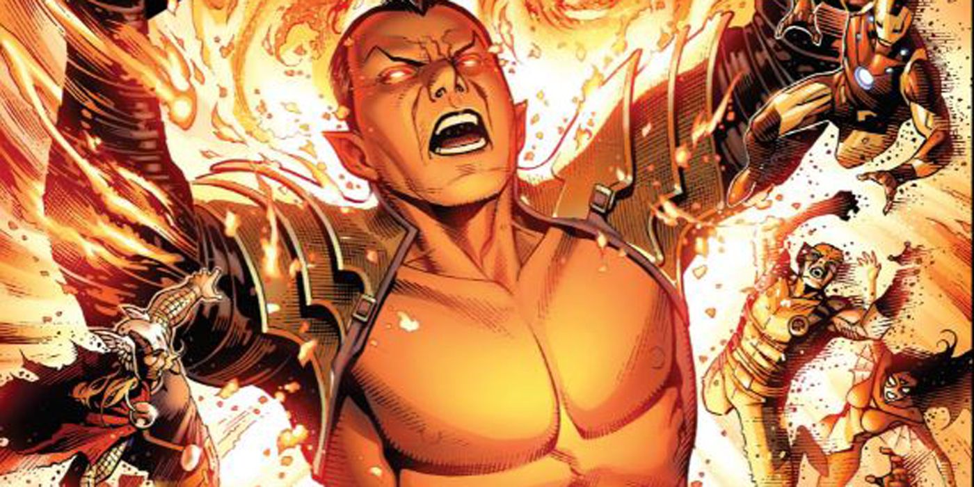 Namor possessed by the Phoenix Force.