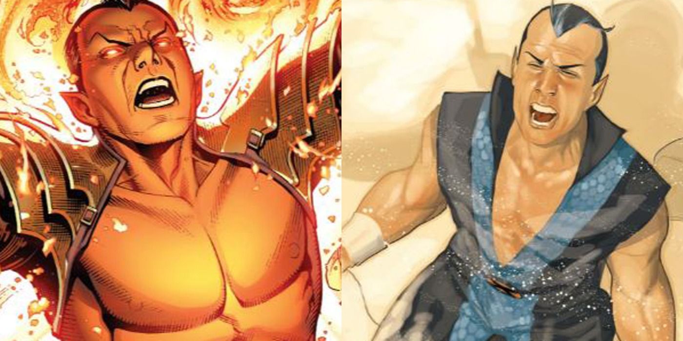 Namor as Phoenix and Namor as a mutant.