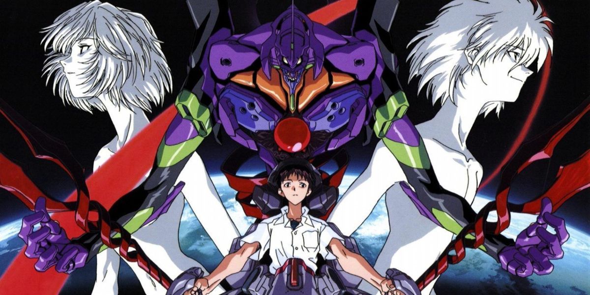 Shinji in the Eva banner
