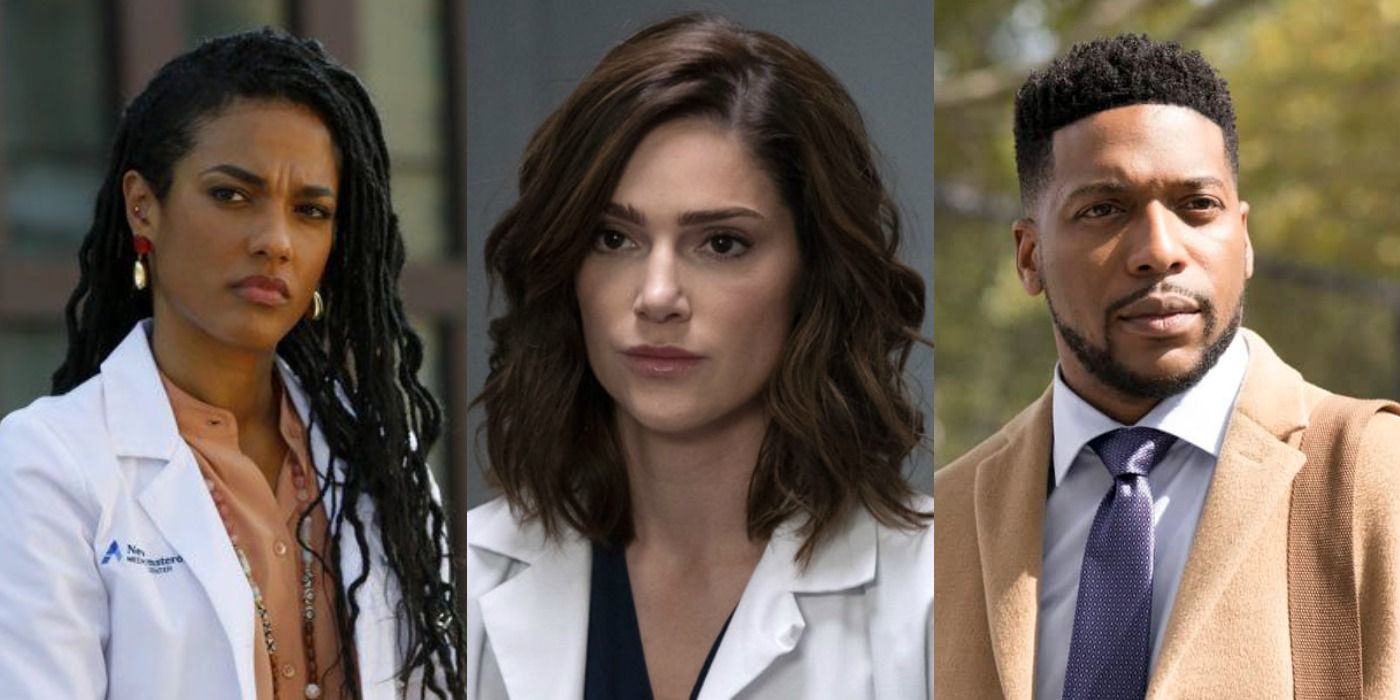 New Amsterdam Hogwarts Houses feature image of Sharpe, Bloom and Reynolds