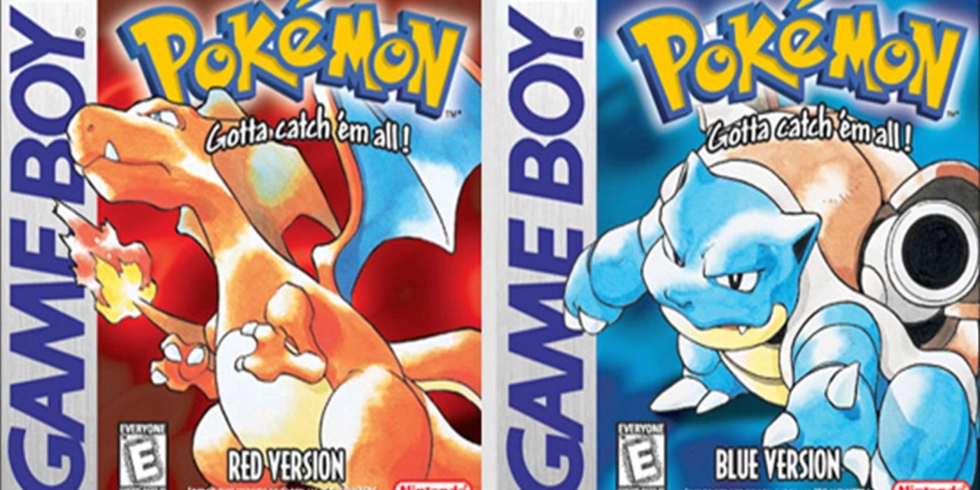 Image fractionnée représentant Pokémon Rouge et Pokémon Bleu