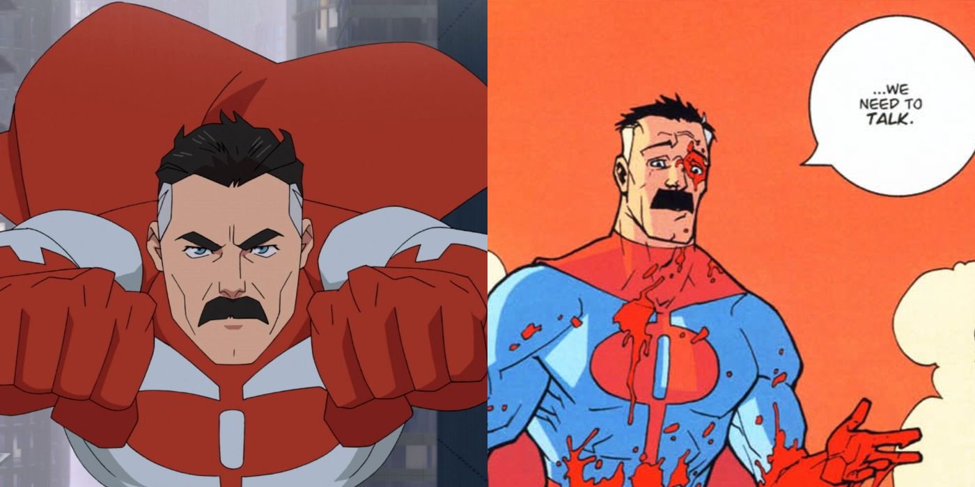 Superman omni man vs Superman vs