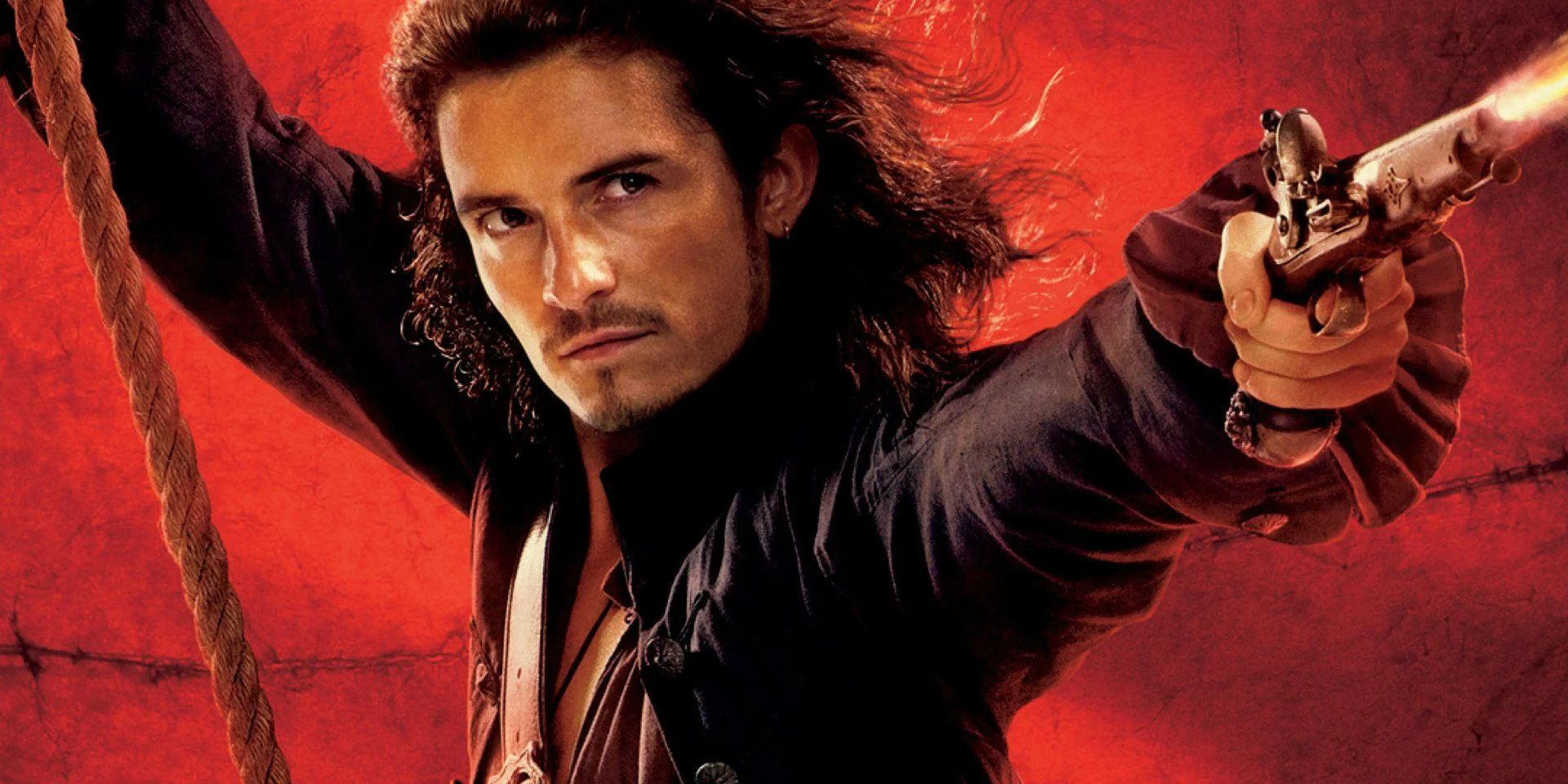 Promotional image of Will Turner in Pirates of the Caribbean.