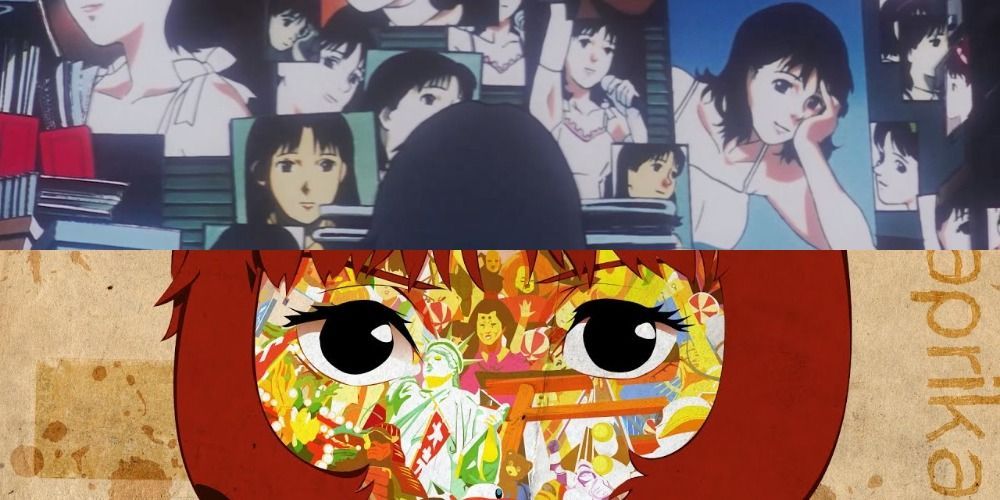 Stills from Perfect Blue and Paprika.