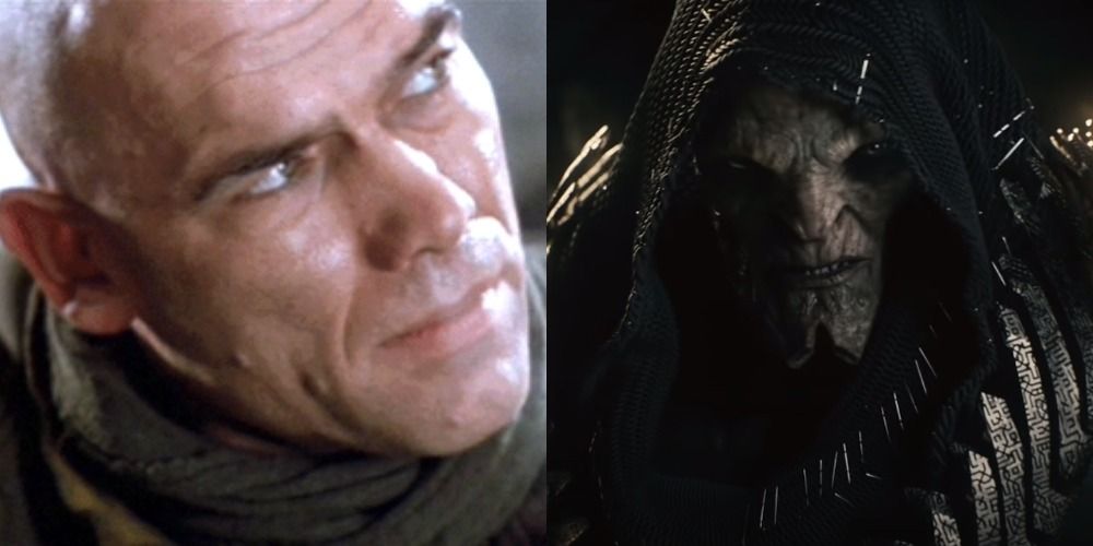 Peter Guinness in Alien 3 and DeSaad in Zack Snyder’s Justice League side by side