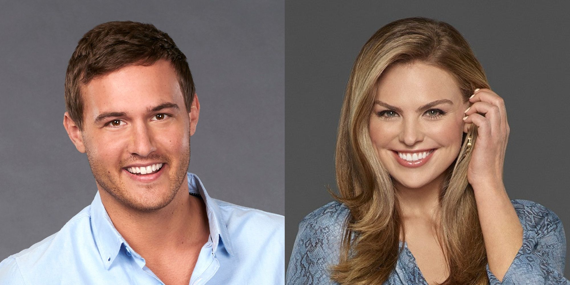 Peter Weber from The Bachelor and Hannah Brown from The Bachelorette