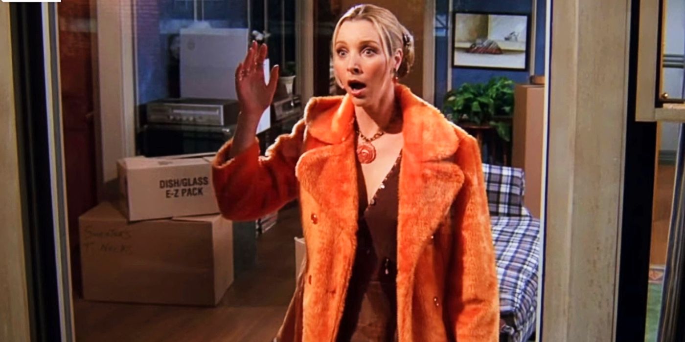 Phoebe stares out the window shocked in Friends
