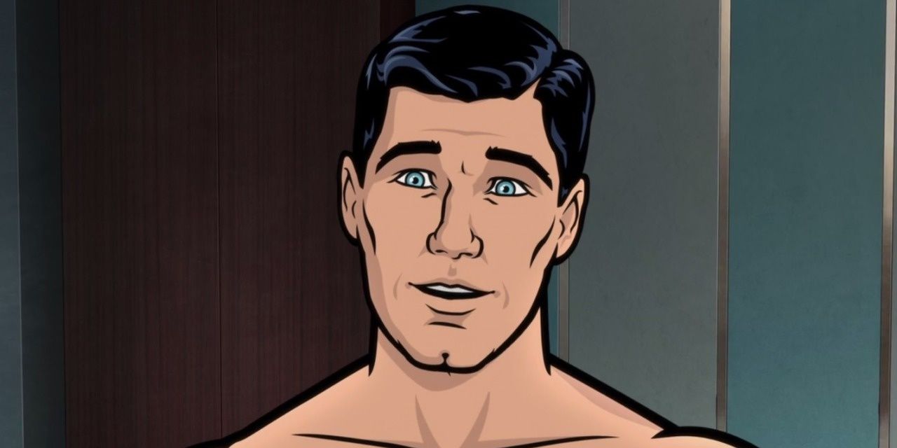 Archer with a delighted facial expression