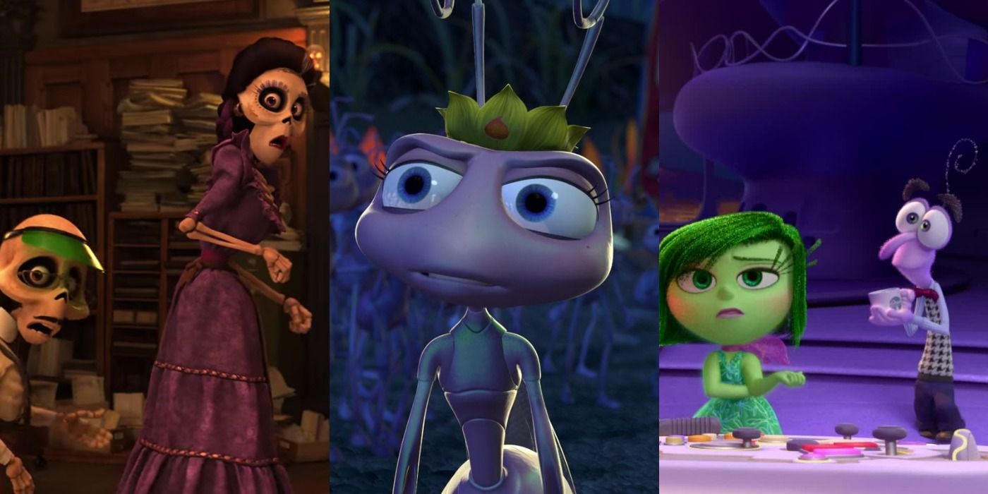 Collage of Pixar movie images.