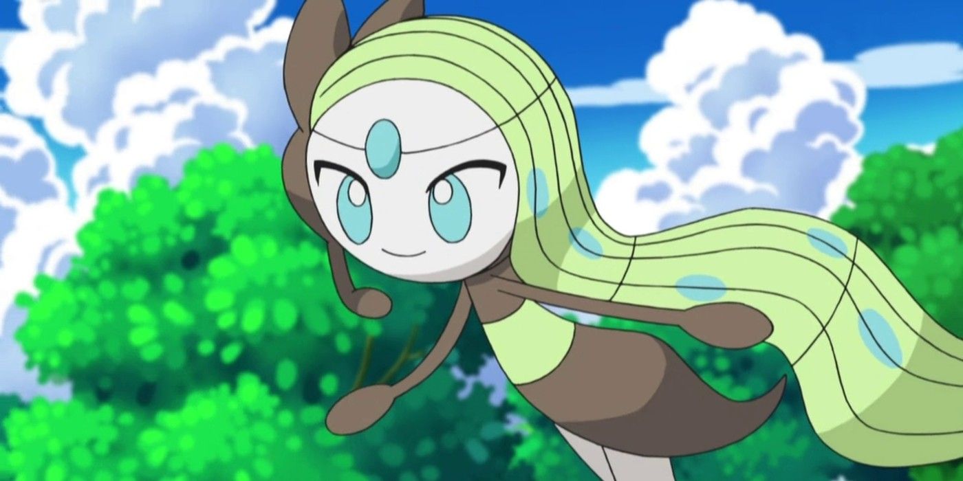 The Mythical Pokémon Meloetta as seen in the Pokémon anime