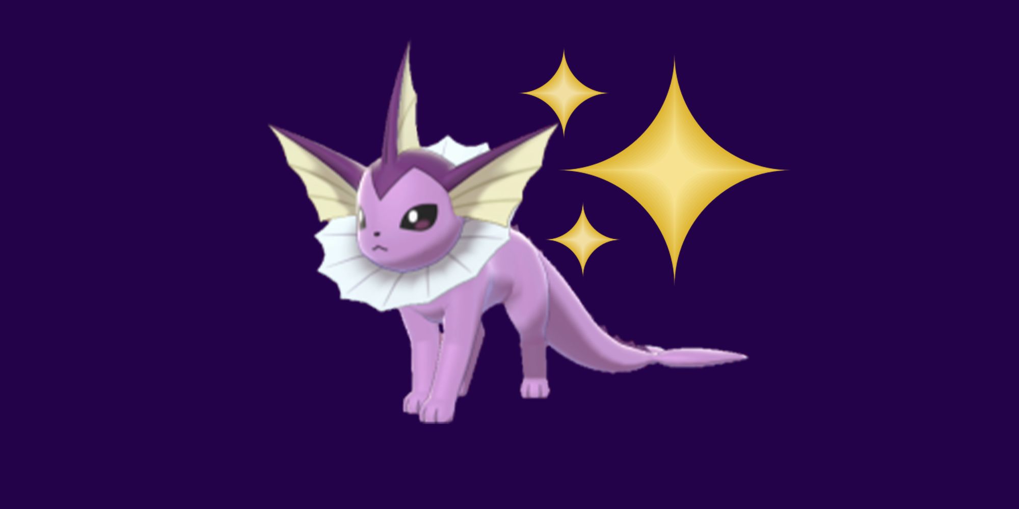 A Shiny Vaporeon as seen in Pokémon Go