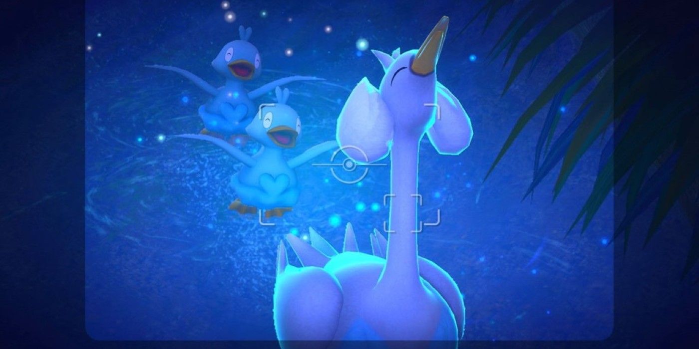 The Illumina Orb glow effect in New Pokémon Snap