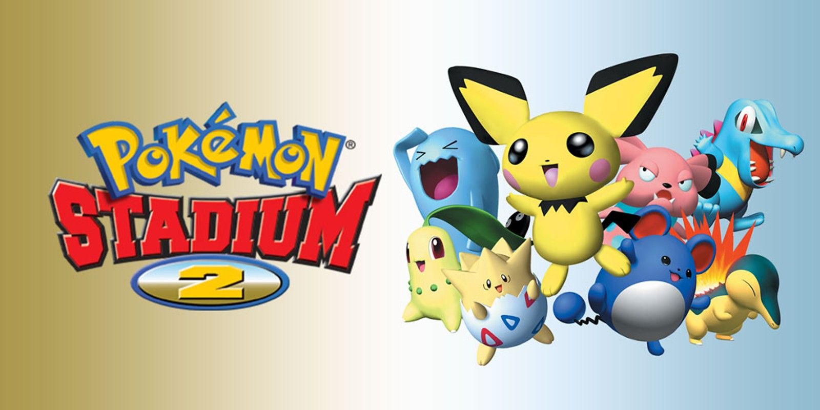 Promo art for Pokémon Stadium 2 on Nintendo 64