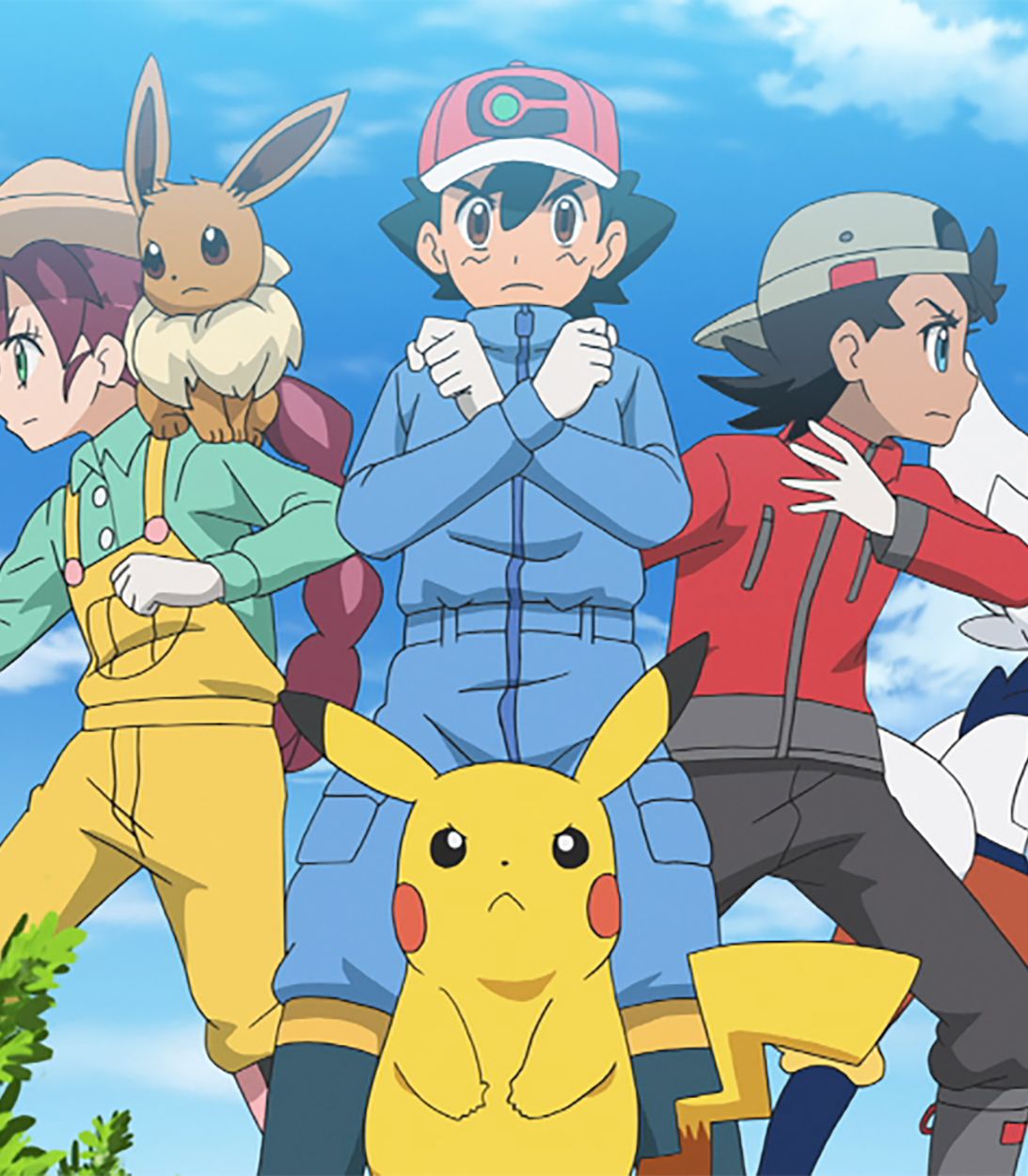 Ash Ketchum and His Friends in Pokémon Master Journeys: The Series.
